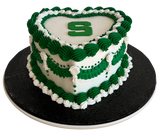 Vintage Varsity Cake - Green