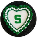 Vintage Varsity Cake - Green