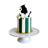 Silhouette Graduation Cake