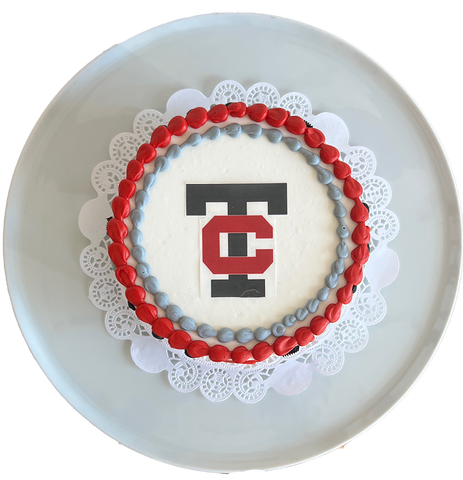 Varsity Letter Cake - Troy