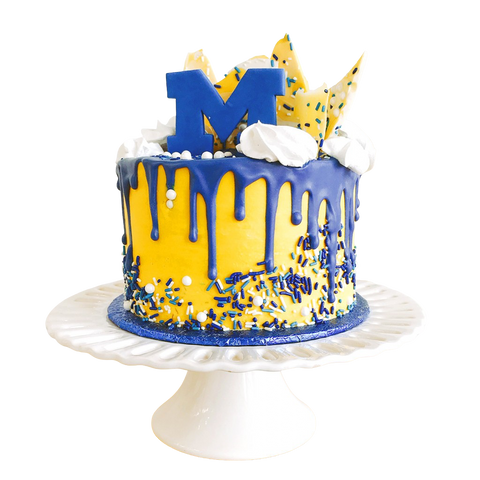 U of M Overloaded Drip Cake