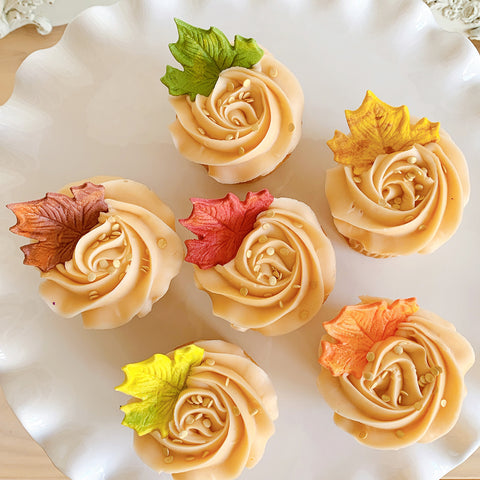 Autumn Leaves Cupcake