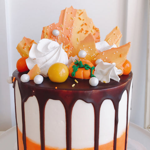 Overloaded Candy Corn Cake