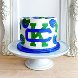 Triple Layer Graduation Cake