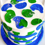 Triple Layer Graduation Cake