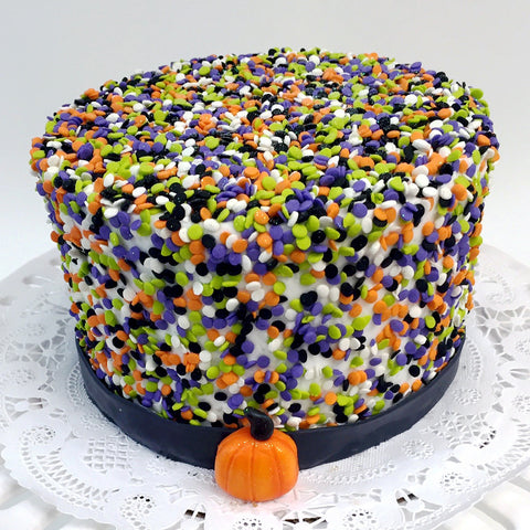 Halloween Confetti Cake - The Home Bakery