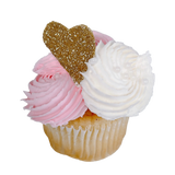 Hearts & Pearls Cupcakes - Set (6)