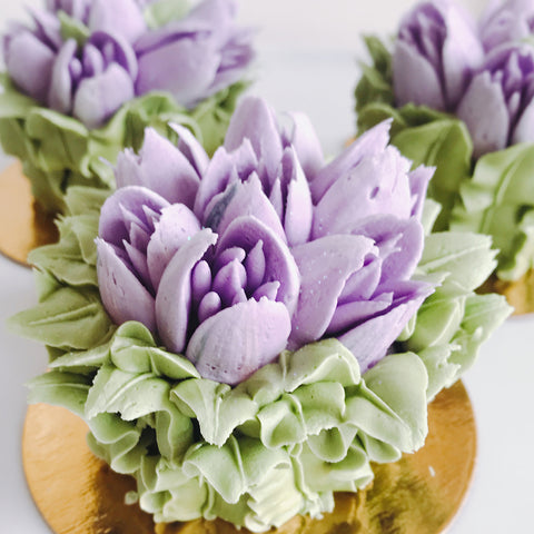 May Flowers Cupcake - Lavender
