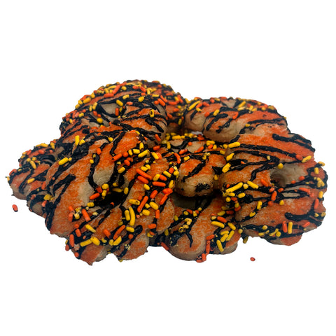 Halloween Shortbread Wreath Cookie