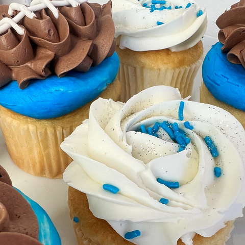 Game Day Cupcakes - Detroit Lions (Set/6)