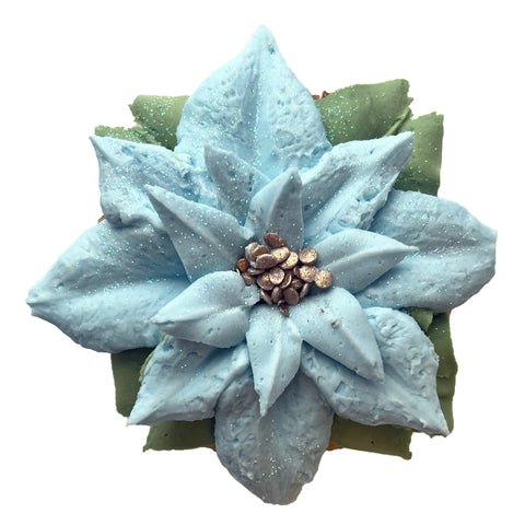 Poinsettia Mini Cake - Blue