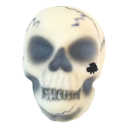 Skull cupcake with spider
