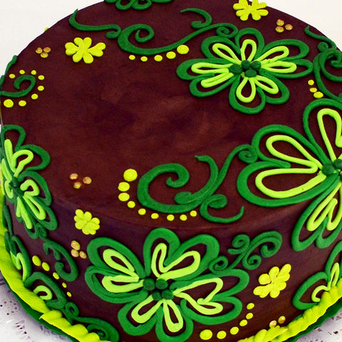 4-Leaf Clover Cake - The Home Bakery