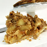 Apple Pie with Brown Sugar Streusel and Salted Caramel