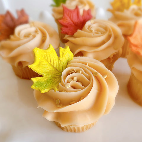 Autumn Leaves Cupcake