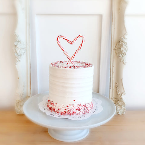 Candy Cane Love Cake