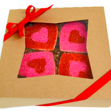 Heart Cookies - Sugar Decorated - Gift Packaged