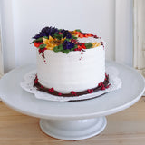 Ellery Cake - Fall Florals in Jewel Tones