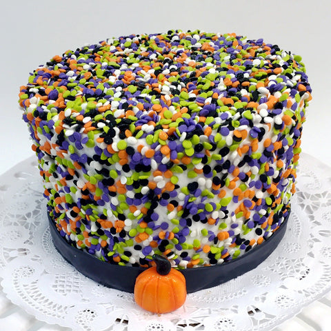 Halloween Confetti Cake - The Home Bakery