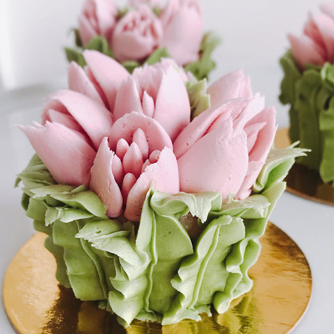 May Flowers Cupcake - Pink