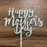 Cake Topper - Mother's Day - Silver