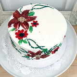 Holiday Floral Cake