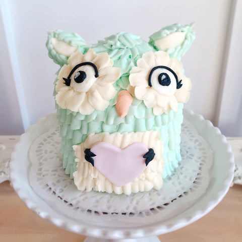 Olive Owl Cake