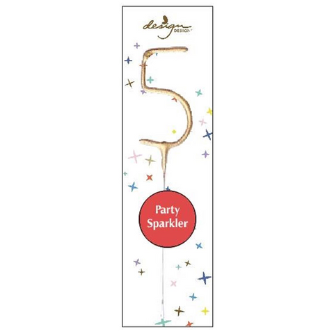 Party Sparkler Number - 5