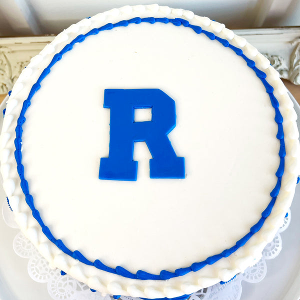 Varsity Letter Cake The Home Bakery