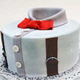 Bow Tie and Braces Cake - The Home Bakery